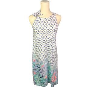 Lily Pulitzer Sleeveless mosaic Pattern Dress size xxs floral summer des…